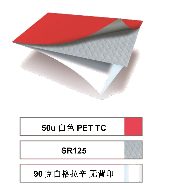 艾利PET不幹（gàn）膠材料（liào） MZ0308B